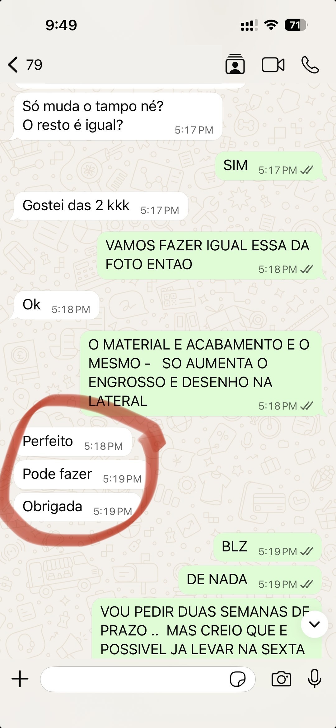 “Pode fazer”